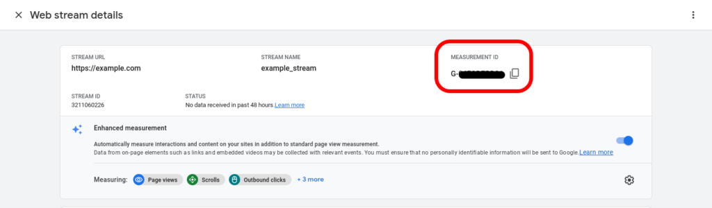 Gatsby Google Analytics 4.0 measurement ID